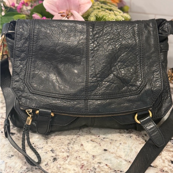 The Sak Handbags - The Sak Black Leather Crossbody Bag